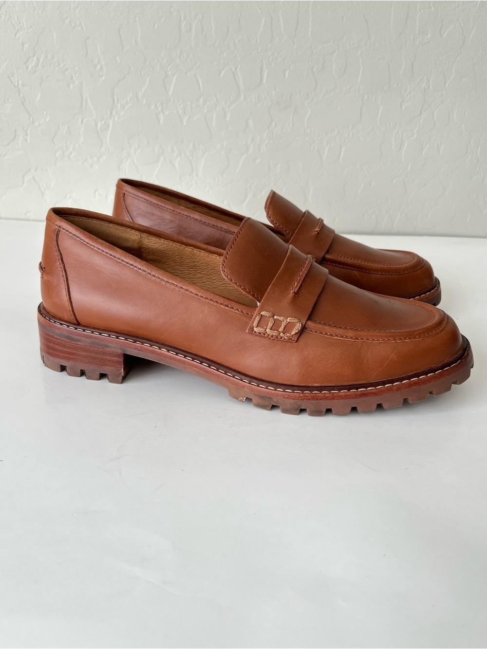 Madewell Corinne lugsole leather loafers 8.5 - Picture 4 of 11